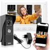 EURA Videocitofono Eura VDP-45A3-TY Alpha+ TUYA WiFi, 4 fili, monitor a colori 7 pollici, bianco