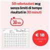 Ippocrateshop Pacchetto di 50 refertazioni ecg online da pdf con referto in 30 minuti