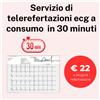 Servizio di Refertazione ECG in remoto entro i 30 Minuti a consumo - Veloce, Affidabile e senza alcun esborso iniziale