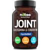 NÄTOO Joint Glucosamina Condroitina 60 Capsule - Msm Integratore funzionalità articolare e metabolismo cartilagine - Glucosamina Condroitina Msm integratore articolazioni, cartilagine ginocchio