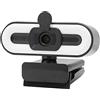 FOLOSAFENAR Webcam 1080P 60fps, Videocamera per Streaming HD 1080P Comoda e Pratica, Nessuna Distorsione 'immagine con Obiettivo da 3,6 Mm/0,14 Pollici per Laptop