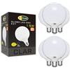 CLAR - Lampadine Grandi A Palla, Lampadina Led E27 Sfera Grande, Globo LED 15W E27, Lampadina Globo E27, Diametro 95 mm (G95), Lampadina non dimmerabile, Luce Calda 3000ºK (Pack 6)