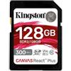 Kingston Scheda Di Memoria Micro SD con Adattatore Kingston SDR2/128GB 128 GB 8K Ultra HD SDXC UHS-II