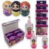#sbabam Sbabam FUNNY BOX Disney Princess Ballet, Principesse Disney Piccole Ballerine, 4 Pz, Principesse Disney Bambole con Castello, Giochi per Bambini da Edicola, Gadget Compleanno Bambini e Regalo Bambina