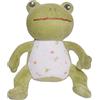 Tikiri 8573238 - Cigolio rana Gemba, bambola di stoffa, giocattolo per neonati e bambini a partire da 0 mesi, 12 cm