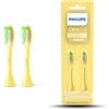 Philips Bh1022/02 - Testina per spazzolino elettrico, giallo, confezione da 2