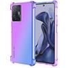 HONLEN Custodia per Xiaomi MI 11T / Xiaomi MI 11T Pro Case, (6.67 Inches) Trasparente Sfumato TPU Silicone Progettata, 4 Angoli rinforzati Case