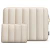 TECOOL 15 15,6 Pollici Custodia PC Portatile,Custodia per 15-15,6 Lenovo Ideapad Thinkpad HP Dell Acer ASUS Chromebook Notebook, Macbook Pro 16 M4 M3 M2 2024 Porta PC Computer Laptop Sleeve,Beige
