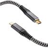 CAKOBLE Cavo USB C 20 Gbps, 3.2 Gen2, 100W 20V/5A Ricarica Rapida, Trasmissione Video 4K @ 60Hz Per Laptop, Telefoni Cellulari, Monitor, 1M