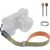 PGYTECH Tracolla per fotocamera Air, tracolla regolabile a sgancio rapido per fotocamera Fujifilm x100vi/fotocamere vintage/fotocamere mirrorless, verde erbao