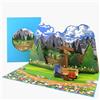 Favour Pop Up® Biglietto 3D Montagna per Amanti Escursioni Regali Creativi Formato Grande