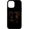 Aesthetic Astronaut merch Custodia per iPhone 13 Pro Max Record d'oro Voyager