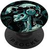 Virtual Reality VR Gamer Gaming Gifts Gamer VR del modello del robot della cuffia della cuffia di realtà virtuale PopSockets PopGrip Intercambiabile