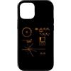 Aesthetic Astronaut merch Custodia per iPhone 14 Record d'oro Voyager