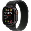 Apple Watch Ultra 2 GPS + Cellular 49 mm Sportwatch con robusta cassa in titanio Nero e Trail Loop Nero - M/L. Fitness tracker, GPS di precisione, tanta autonomia, luminoso display Retina