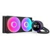 NZXT Kraken Elite 280 RGB - Raffreddatore a liquido per CPU AIO - Radiatore da 280 mm - Ventola F280 RGB Core - LCD IPS da 2,72" personalizzabile - LGA 1700, 1200/115X, 1851 - AM5, AM4 - Nero