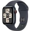 Apple Watch SE GPS + Cellular, Cassa 40 mm in alluminio mezzanotte con Cinturino Sport mezzanotte - S/M