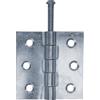 Alberts 823702 - Cerniera quadrata, zincata, 63 x 63 mm, set da 25 pezzi