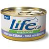 Life petcare Life Cat Natural Tonnetto con Cernia Lattina 85gr