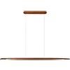 MyLjp Lampada a sospensione a LED Lampadario dal design moderno Lampada a sospensione in legno Dimmerabile Lampade sospensione max 150 cm regolabile in altezza Lampadario per sala da pranzo camera da letto