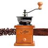 Luckyki Macina Caffè Manuale, Macinacaffè Manuale Vintage, Macchina da Caffè in Legno a Manovella, Macinino a Mano per Chicchi di Caffè/Spezie/Pepe, Macinino Ceramica per Casa Ufficio Cucina Viaggi Campeggio