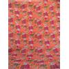 Kiara - Trapunta in cotone indiano, stile vintage, stile etnico con frutta Kantha, copriletto patchwork a punto singolo, misura matrimoniale (arancio frutta)