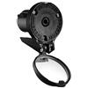 THE BEAM - SPECCHIETTO RETROVISORE PER BICICLETTE DA CORSA - Specchio da manubrio retrattile - Lente convessa con rotazione a 360 gradi