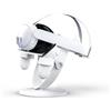 Tenlang Supporto VR Stazione di Montaggio per Cuffie e Controller, Compatibile con Meta Quest 3/Oculus Quest 2/PS VR2/PS4VR/HTC Vive/Valve Index/Pico 3/Pico 4 VR, Organizer Rack Accessori