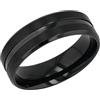 amor Ring Anelli da Uomo in Acciaio Inossidabile, nero, in confezione regalo, 2037294