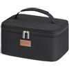 Lifewit 6L Borsa Termica Porta Pranzo, Borsa Frigo Piccola Pranzo Ufficio, Lunch Bag per Uomo e Donna, Borsetta Porta Pranzo con Manico per Picnic, Lavoro, Ufficio, Scuola, Nero