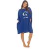 GM Apparel Camicia da notte larga da donna Loungewear Sleepwear Abito da notte Oversize T Shirt Ladies Nighties Manica Corta 100% Cotone Camicie da notte con tasche, Yorkshire Terrier, Etichettalia