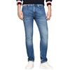 Tommy Hilfiger Uomo Jeans Slim Fit, Blu (Cross Blue), 28W/36L