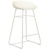 Kartell Smatrik Stool Outdoor, Sgabello, Bianco con struttura bianca