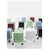 Kartell Cassettiera con Ruote, Tecnopolimero termoplastico Riciclato, Nero, 4 cassetti