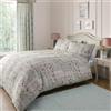 Dreams & Drapes - Copripiumino patchwork damascato color carta da zucchero - Dimensioni letto matrimoniale (200 x 200 cm) - Design reversibile - 2 federe incluse - Biancheria da letto vintage bohémien
