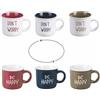 Villa d'Este Home Tivoli Set 6 tazzine caffè 90 ml in porcellana, Be Posivite