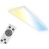 BRILONER - Lampada da soffitto a luce indiretta, piatta, dimmerabile, CCT, plafoniera LED, lampada da soggiorno, pannello LED, lampada da cucina, lampada da camera da letto, 98x20x3 cm, bianco