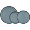 Quid MARINA - Stoviglie Ceramica 12 Pezzi -4 Persone
