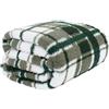 OHS Coperta in pile per letto, ultra morbida e calda, per letto matrimoniale, spessa, comoda, grande, in pile, verde, 125 x 150 cm