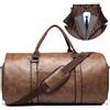 HEYOUTH Borsa da Viaggio Pieghevole,Porta Abiti da Viaggio,Borsa per Abito, con Tracolla e Scomparto,Impermeabile,per Matrimoni o Viaggi D'affari,Regali per Marito