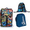 Seven Zaino Scuola Estensibile SEVEN - ADVENTURE CAMO, Verde Militare, 28 Lt + Sacca Zaino Sport & Tempo Libero, Verde Militare + Coprizaino Antipioggia Impermeabile