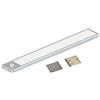 Generico UNIVERSO LAMPADA LED CALAMITATA DA PARETE PER CABINE ARMADIO 60CM ALIMENTATA A BATTERIE RICARICABILI CON SENSORE DI MOVIMENTO 3W 210 LUMEN (BIANCO NATURALE)
