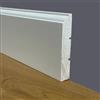 Eternal Parquet 100 metri lineari di Battiscopa PREMIUM in legno MASSELLO mod.FIRENZE 91x15 laccato bianco