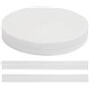 Aerzetix - C70262 - Rotolo di sbieco Elastico 18 m - Larghezza 20mm - Colore Bianco - in Poliestere e Elastan - Sartoria merceria Cucito Abbigliamento Tessuto Artigianale