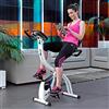 IONFITNESS ION Fitness - AXEL Cyclette pieghevole con Schienale - Sella Regolabile e Polivalente - Monitor LCD - 8 Livelli di Resistenza a regolazione manuale - Supporta Fino a 95 kg