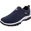 SGSD Scarpe da trekking da uomo, slip on sneaker, da trekking, traspiranti, antiscivolo, comode, da allenamento, leggere, estive, per interni ed esterni, per il tempo libero, Blu scuro, 47 EU