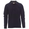 Ergos Workwear Payper - FLORENCE Polo da Uomo a Manica Lunga in Cotone Piquet Colore: BIANCO, Taglia: 3XL