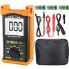 AOPUTTRIVER Tester Digitale di Resistenza di Isolamento, AP-6688B con Tensione di Prova 5000V, Resistenza di Isolamento 200G ohm, Indicazione di Alta Tensione
