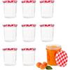 CTForest Confezione da 8 di Mini Barattoli Vetro da 50 ML, Barattolini Vetro Piccoli con Tappo, Utilizzato per Bottiglie di Latte, Bottiglie di Bevande, Bottiglie di Lattine, Bottiglie di Stoccaggio