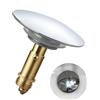 LIANCHEN NOMEY Tappo per lavandino a scatto Universale Pop-up Valvola di Scarico Lavandino Tappo Rubinetto Ottone Coperchio di Lucido Con movimento a molla per Lavello Della Vanità Bagno Vasca (Diametro 66 mm)